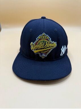 Vintage New Era 59FIFTY New York Yankees 1996 World Series Fitted Hat Size 7